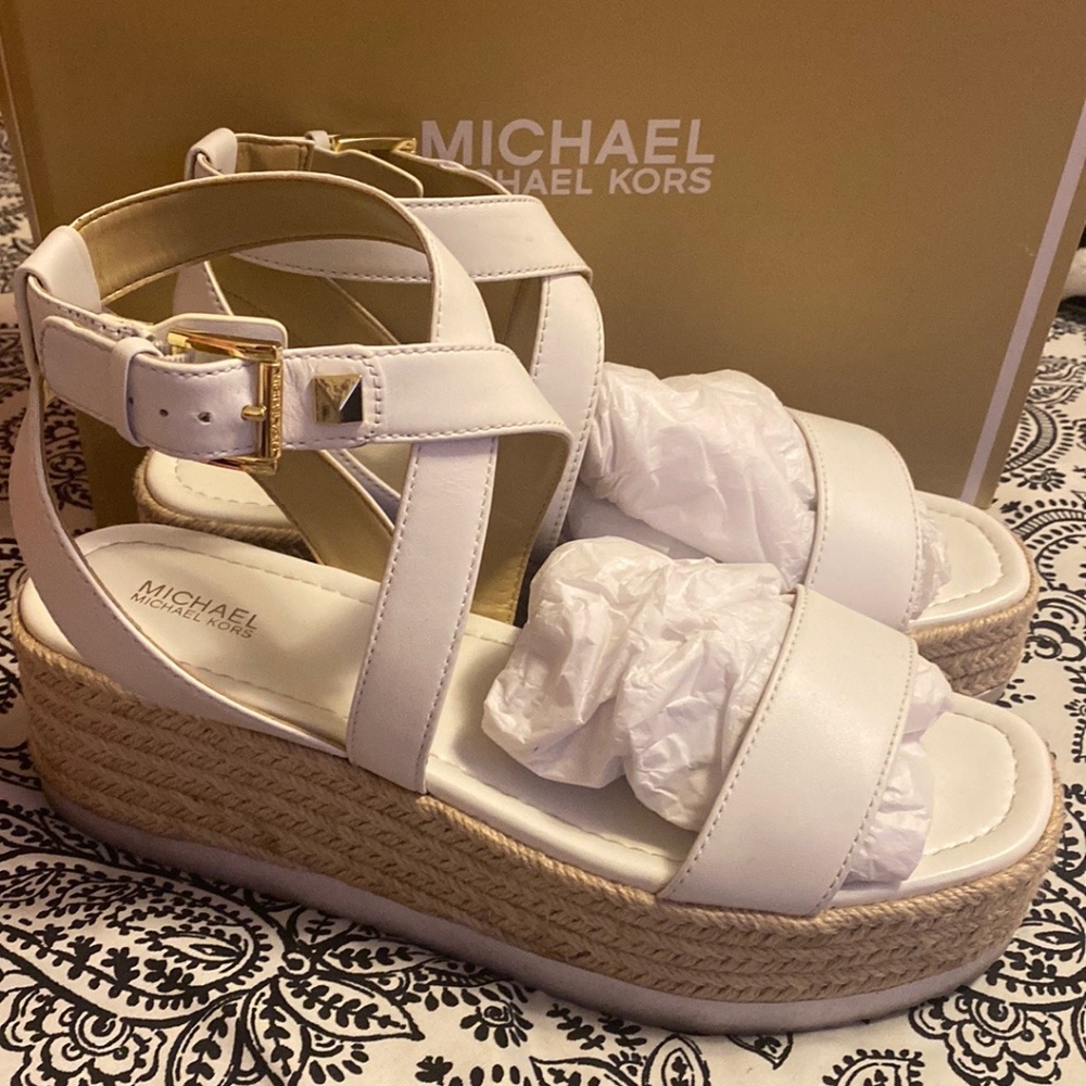 Michael Michael Kors Lowry wedge leather